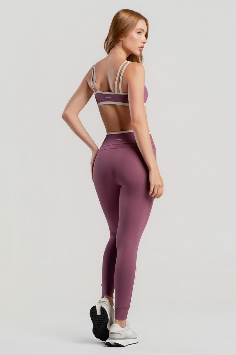 Conjunto com Chapado e Vira (Legging+Top)