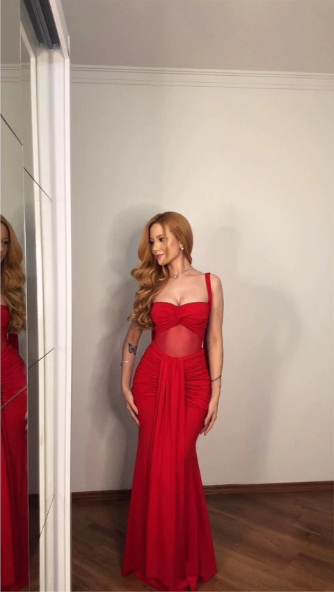 Vestido Aline Kendall Vermelho