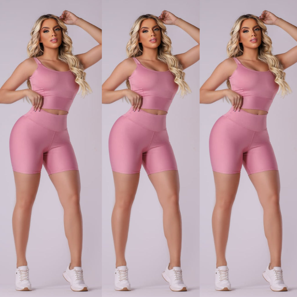 Kit 3 Conjunto Short + Top (Somente Hoje)