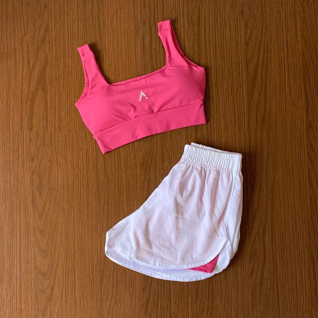 Conjunto Forro Duplo (Top com bojo + Short)