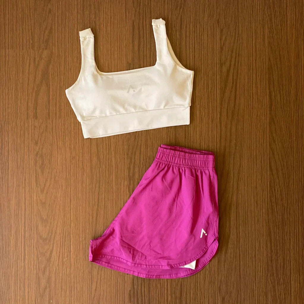 Conjunto Forro Duplo (Top com bojo + Short)