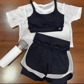 Conjunto 3 Peças Short Duplo