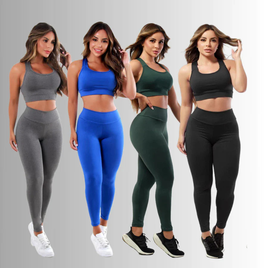 Kit 4 Conjunto Legging + Top (Somente Hoje)