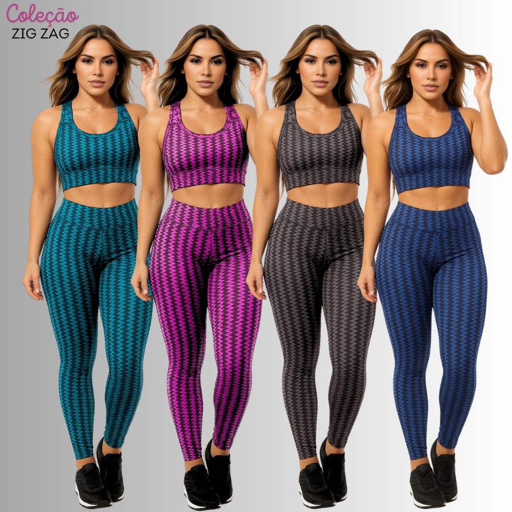 Kit 4 Conjunto Legging + Top (Somente Hoje)