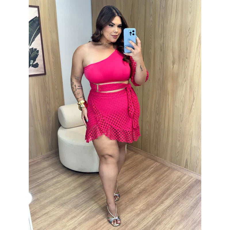 [Antecipa Black Friday] Conjunto Macramé Ana - 3 em 1