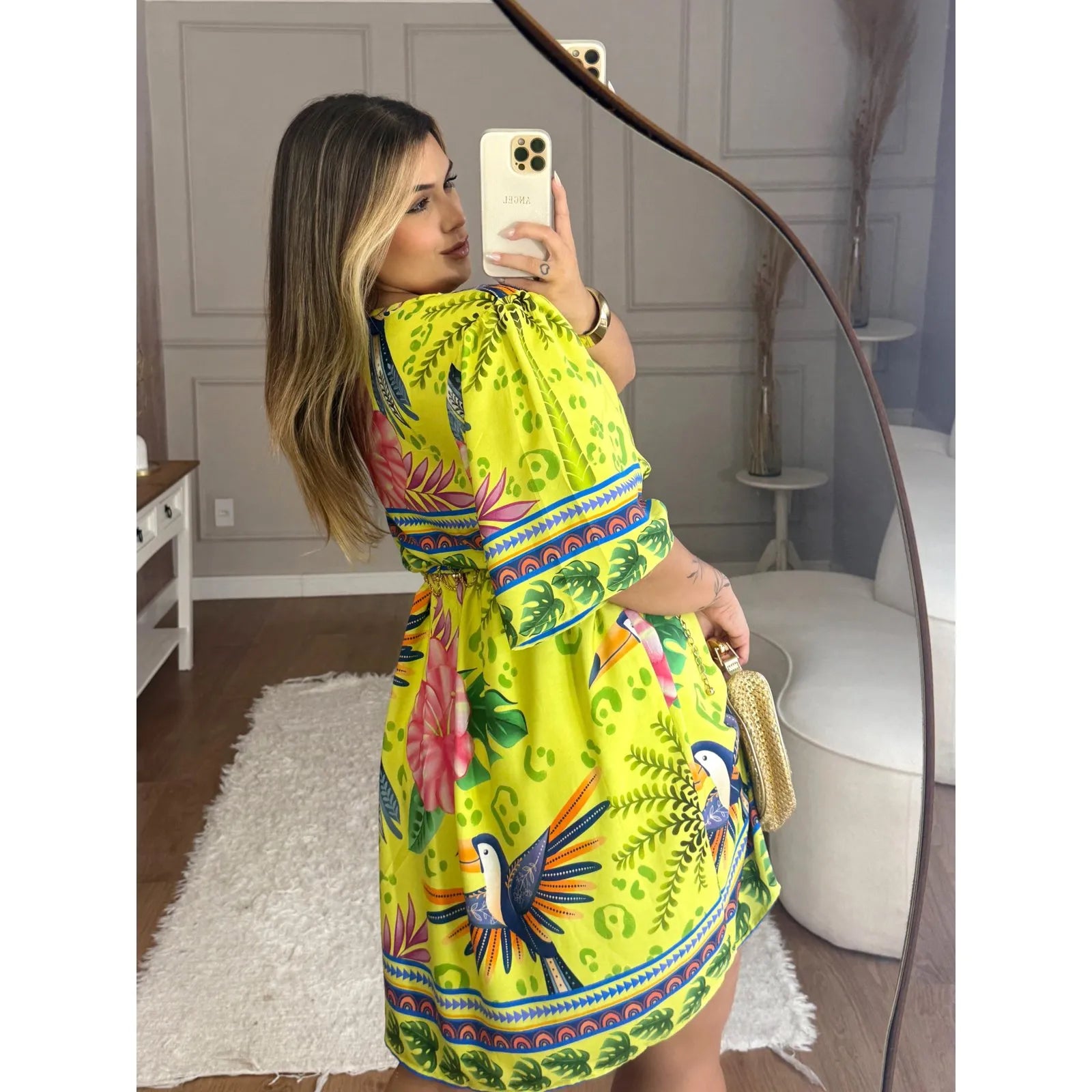 Vestido Ipê Dourado - VL3312