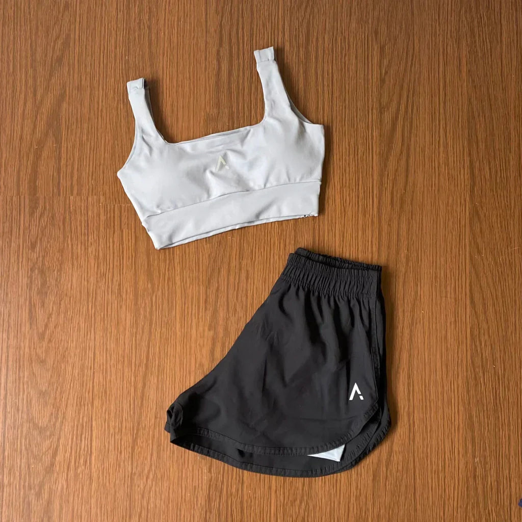 Conjunto Forro Duplo (Top com bojo + Short)