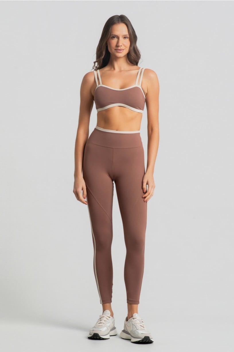 Conjunto com Chapado e Vira (Legging+Top)