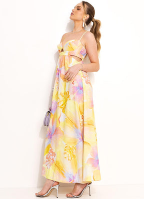 Vestido Longo Caribe Off White